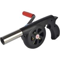 Ventilador para barbacoa para Cocinar al Aire Libre, ventiladores de Aire con manivela, fuelle para barbacoa, accesorios para estufas de camping y picnics - details 0