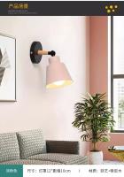 Lámpara De Pared Minimalista Creativa En Madera Sólida Para Dormitorio Estilo Nórdico Iluminación Decorativa Para Sala De Estar Pasillo Y Dormitorio - details 3