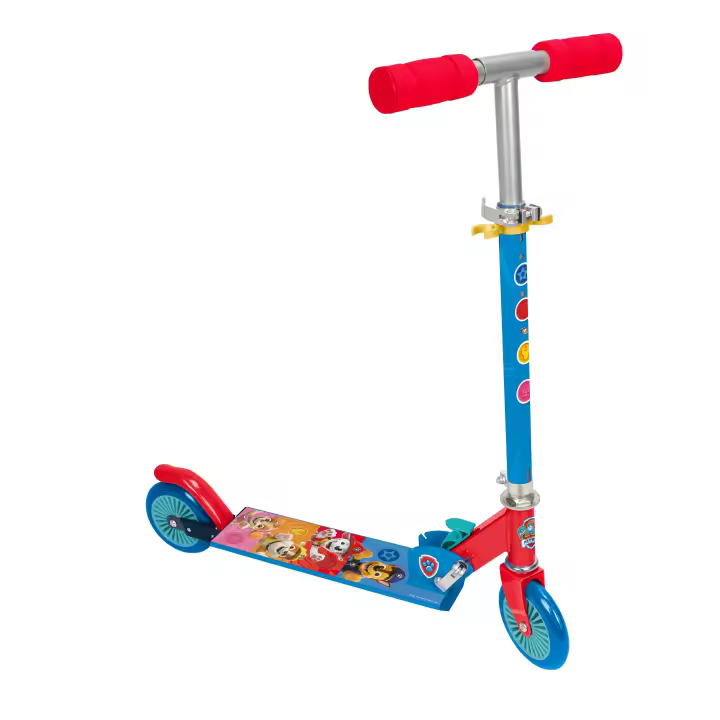 Patinete infantil de 2 Ruedas con diseños exclusivos de Patrulla Canina, Paw Patrol (2866) Scooter Plegable, con puños ergonómicos y base antideslizante. Divertido y Ligero. Calidad al mejor precio. Seguridad según normativa CE. +3 años" - 1
