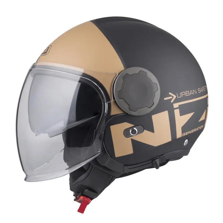 Casco de Moto Jet Ringway Duo NZI - Diseño Actual y Vintage - 1