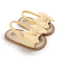 Sandalias De Verano Para Bebés Casual Y Minimalistas Zapatos Con Lazo Suelas Suaves Ligeros Para Caminar Comodidad Breathability Para Niñas - details 2
