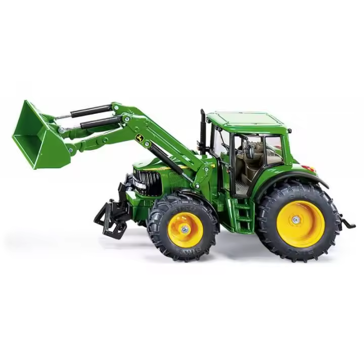 Siku Tractor John Deere con Pala para Correpasillos - Juguete Infantil Divertido y Seguro - 1