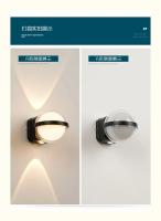 Lámpara De Pared Exterior Impermeable IP65 Moderna Para Jardín Y Pasillo Interiores Luz LED Duradera Instalación Sencilla - details 5