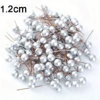 50/100pcs Berries De Holle Artificiales Decoración Para Árbol De Navidad Corona De Flores DIY En Línea De Hierro Para Decoración De Casa - details 11