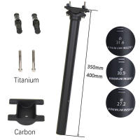 Post De Silla ELITA ONE De Carbono Para MTB/Road Diámetro 27.2/30.9/31.6mm Fibras De Carbono Tornillos De Titanio Peso Ligero 130g - details 1