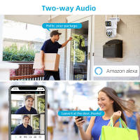 Cámara De Seguridad IP Inalámbrica Exterior 4K 8MP HD Con Lente Doble PTZ WiFi Auto Tracking Cámara De Vigilancia Para Calle iCsee - details 7