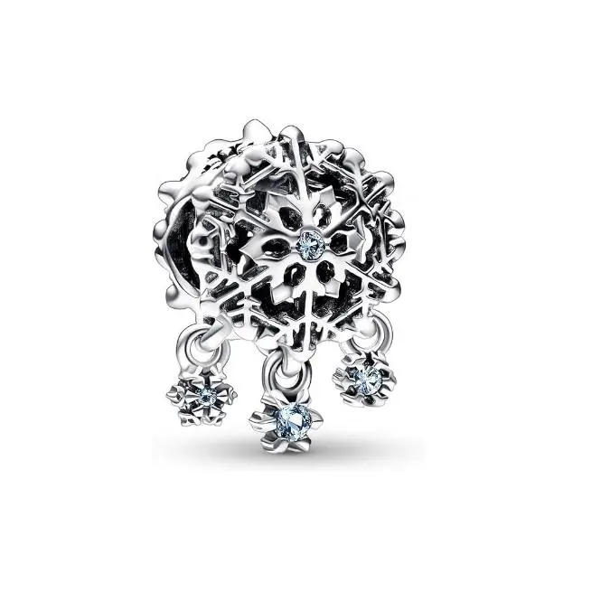 Pandora Colección Moments Snowflake-Popo de Nieve Helado, Viene con un regalo completo. - 1