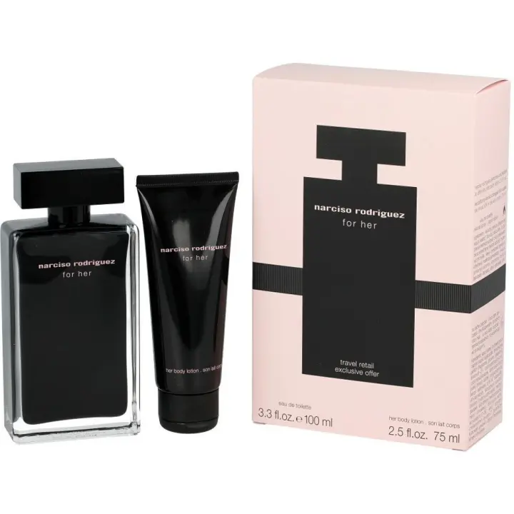 Set de regalo For Her de Narciso Rodríguez 100 ml de EDT + loción corporal de 75 ml- ideal para ella - 1