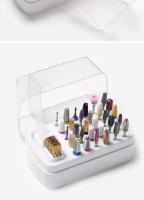 Organizador De Uñas Acrílicas Para Herramientas De Manicura Soporte De Exhibición De Cabezales De Amoladora Con 30 Agujeros Y Almacenamiento De Bricolaje - details 10