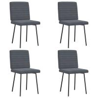 vidaXL Sillas de comedor 4 unidades terciopelo en color Verde oscuro/Azul/Rojo vino tinto y más | cómodas modernas ergonómicas para comedor cocina salón hogar - details 6