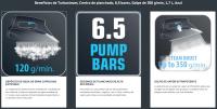 Rowenta Turbosteam Centro de Planchado, Presión de Bombeo Intensa de 6,5 Bares, Golpe de vapor de 350 g/min, Depósito de Agua Extraíble de 1,7 l, Suela Antiarañazos de Alta Calidad, Fácil Mantenimiento, Modo Ecológico VR8320F0 - details 0