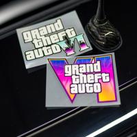 Pegatina De Coche Creativa GTA6 R Star Personalizada Vinilo Impermeable Para Ventanas Traseras Y Cuerpo Del Vehículo Decoración DIY - details 0