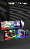 RAIKU T26 Teclado Mecánico Con 104 Teclas Y Ratón Combinado Para Juegos Y Oficina Con Iluminación Colorida Variada Compatible Con Windows E IOS - details 2