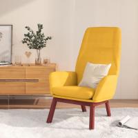 vidaXL Sillón de relax de tela mostaza en color Amarillo/Taupé/Negro y más - details 0