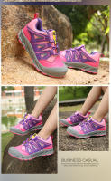 Zapatos De Senderismo Para Niños Y Niñas Tenis Bajos De Malla Transpirable Para Exteriores Trekking Caminar Escalar Correr - details 18