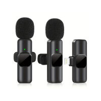 Microfono Inalámbrico Profesional Lavalier Para Entrevistas Podcasts Vlogs Videos Compatible Con iPhone iPad Android IOS 3.5mm - details 10