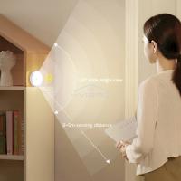 Lámpara Nocturna Inalámbrica Con Sensor De Movimiento 8LED Para Dormitorio Decoración De Pared Escalera Armario Closet Luz De Lectura - details 4