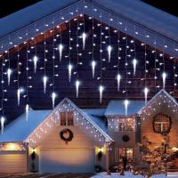 Luces De Cadena LED De Encaje De Copos De Nieve Con 8 Modos EU Plug Para Decoración Interior Y Exterior De Navidad Fiesta De Boda - details 16
