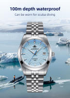 Reloj Automático De Lujo Para Parejas ADDIESDIVE 2024 Con Cristal De Zafiro Y Movimiento NH35A Acero Inoxidable Para Hombres Y Mujeres Regalo Con Respaldo De 10 Barras Y Marcadores Arábigos - details 5