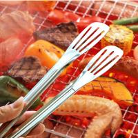 Pinzas De Alimentos De Acero Inoxidable Para Cocina Utensilios De Buffet Herramientas De Cocina Resistentes Al Calor Para Pasteles Saladas BBQ - details 5