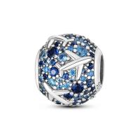 Encantos 925 De Ojos Malos Azules Plata Sol Estrella Cerdo Dinosaurio Flor Para Joyería DIY De Aniversario Para Mujeres - details 16