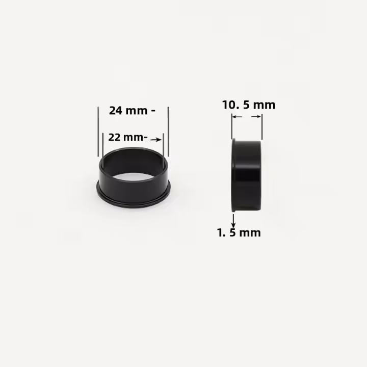 Adaptador De Eje Inferior Para Bicicleta MTB Shim NoEnName_Null 24 a 22/19mm Accesorios De Bicicleta Piezas Compatible Con Shimano Y SRAM - 1