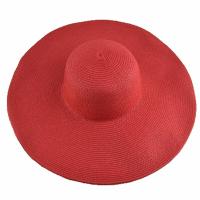Gorro De Sol Para Mujer Con Gran Alas Plegable Verano Protección Solar Color Sólido Sombrero De Playa Casual Para Exteriores - details 1
