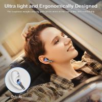 Auriculares Inalétricos Bluetooth,Auriculares Bluetooth 5,3 con 4 Micrófonos HD Estéreo HiFi, Resistant IPX7 Al Agua - details 4