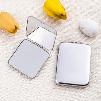Espejo De Maquillaje Plegable Portátil Doble Cara Acero Inoxidable Pequeño Espejo De Bolsillo Para Viajes Herramienta De Belleza Y Cosmética - details 11