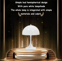 Lámpara De Mesa Clásica Recargable Por USB Luz Nocturna Táctil Sin Ajuste De Intensidad Para Decoración De Hotel Y Bar Lámpara De Escritorio Para Dormitorio - details 4