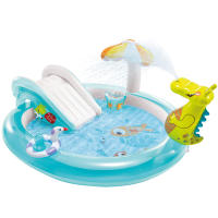 Centro de juegos cocodrilo con tobogán INTEX - details 0