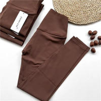 Leggings De Yoga Para Mujer De Cintura Alta Y Sin Costuras Leggings De Gimnasio Con Elasticidad Secado Rápido Slim Push up Para Correr Y Ejercitarse - details 7