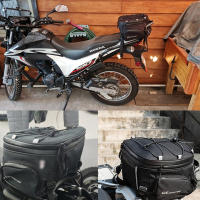 Bolsa De Asiento Trasero Para Motocicleta 37L Impermeable Almacenamiento De Casco Y Equipaje Moto Bolsa De Hombro Dual Uso - details 13
