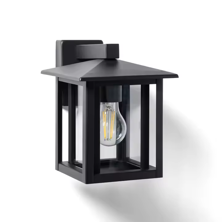 Ledkia Lámpara de Pared Exterior Acero Inoxidable Awala Negro - 1