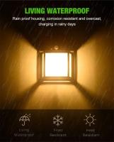 Lámparas De Seguridad Solar Exterior Impermeables Con Sensor De Movimiento Iluminación Automática De Jardín 1-4PCS Luz LED Calor - details 8