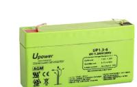 Batería Sellada U-Power 6v 1.3ah con Tecnología AGM - details 0