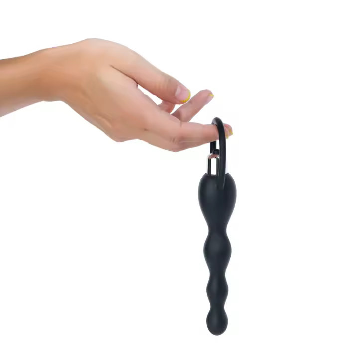 Platanomelón - Vibrador Anal Unisex con Bala Extraíble y 10 Modos de Vibración - Max Negro - 1