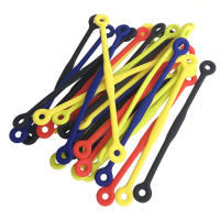 10pcs Dampeners De Raqueta De Tenis Forma Larga Absorbedores De Choque Y Vibración Para Reducir La Raqueta - details 1