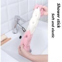 Toallas De Baño Colores Bloqueados Esfuerzo De Limpieza Para Adultos Toallas De Masaje Espalda Toallas De Arena Toallas De Espuma Malla - details 6