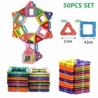 50 piezas de Bloques magnéticos 3D para construir, juguetes Educativos para niños. - details 0