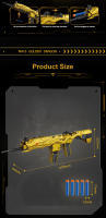 Modelo De Rifle De Asalto M416 Águila Dorada Técnica Militar Bloques De Construcción Dragon Gun Juego WW2 Juguetes Para Niños Regalo - details 8
