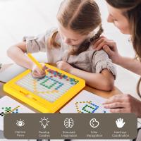 Tablero De Dibujo Magnético Para Niños Con Perlas Y Lápiz Set De Tablero De Dibujo Para Bebés Regalo Juguetes Educativos Para Niños Y Niñas - details 4