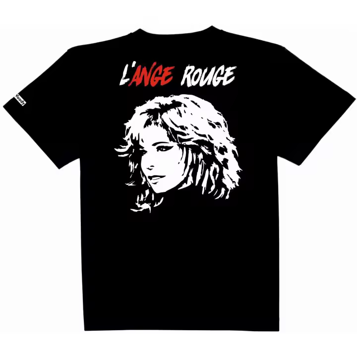 Camiseta Negra Manga Corta Cantante Frances Mylene Algodon Unisex Musica Rock Farmer Reina del Pop - 1