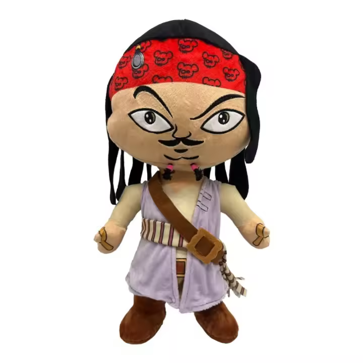 CABEZON DEL CARIBE PIRATA PELUCHE 20CM - 1