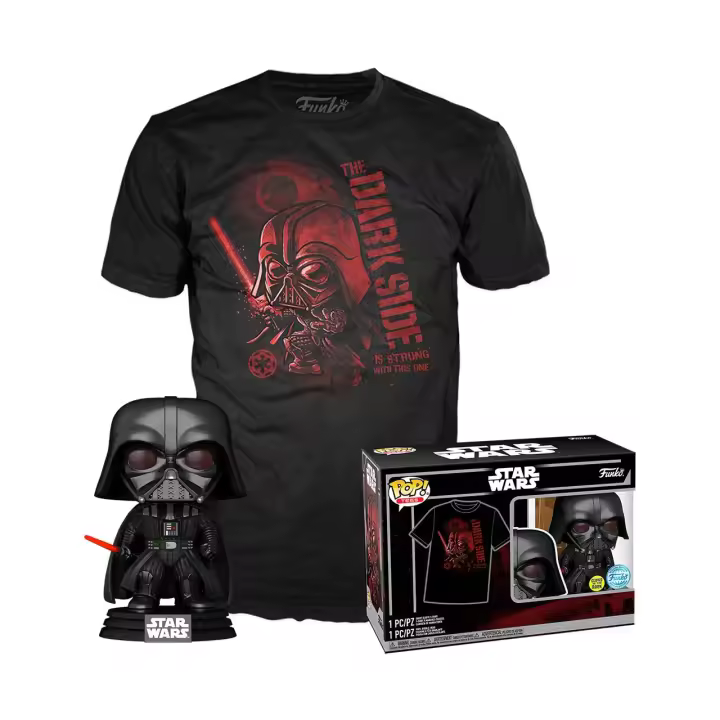Funko Pop & Tee Darth Vader -Star Wars- Talla L 76898 STAR WARS FUNKO - 1