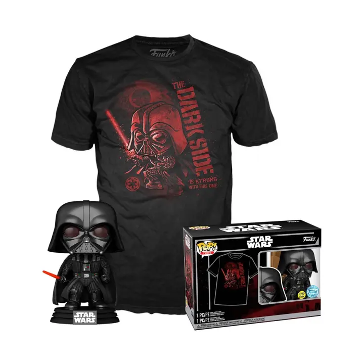 Funko Pop & Tee Darth Vader -Star Wars- Talla L 76898 STAR WARS FUNKO - 1