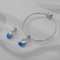 Encantos De Cocodrilo Plateado En Plata Con Dibujo Colorido Encantos Colgantes Para Pulseras Y Collares Joyería DIY - details 148