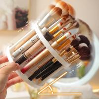Caja Organizadora Multifuncional Grande Para Brochas Y Maquillaje Almacenamiento Para Lápices Y Herramientas De Cosméticos - details 1