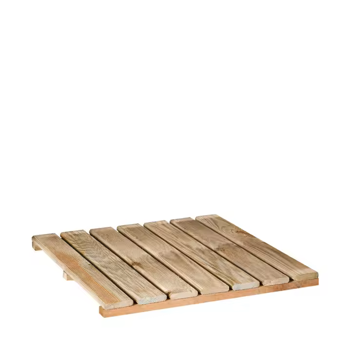 TARIMA MADERA DE PINO 40X40 CM ALTURA 28MM - 1