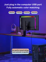 Tira De Luces LED Para Monitor De Computadora RGB Inteligente Control Por App Iluminación De Escritorio Para Juego Y Decoración De Habitación Sin Pilas Incluidas - details 4